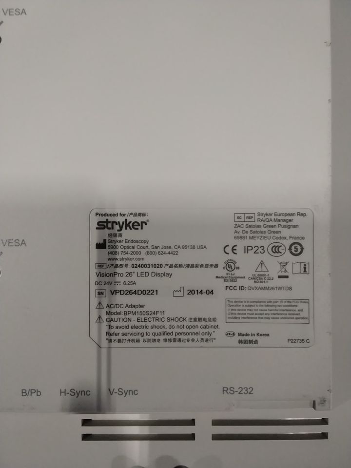 STRYKER VisionPro 26