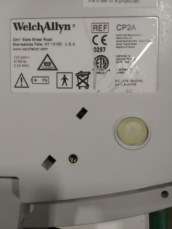 WELCH ALLYN CP200 EKG
