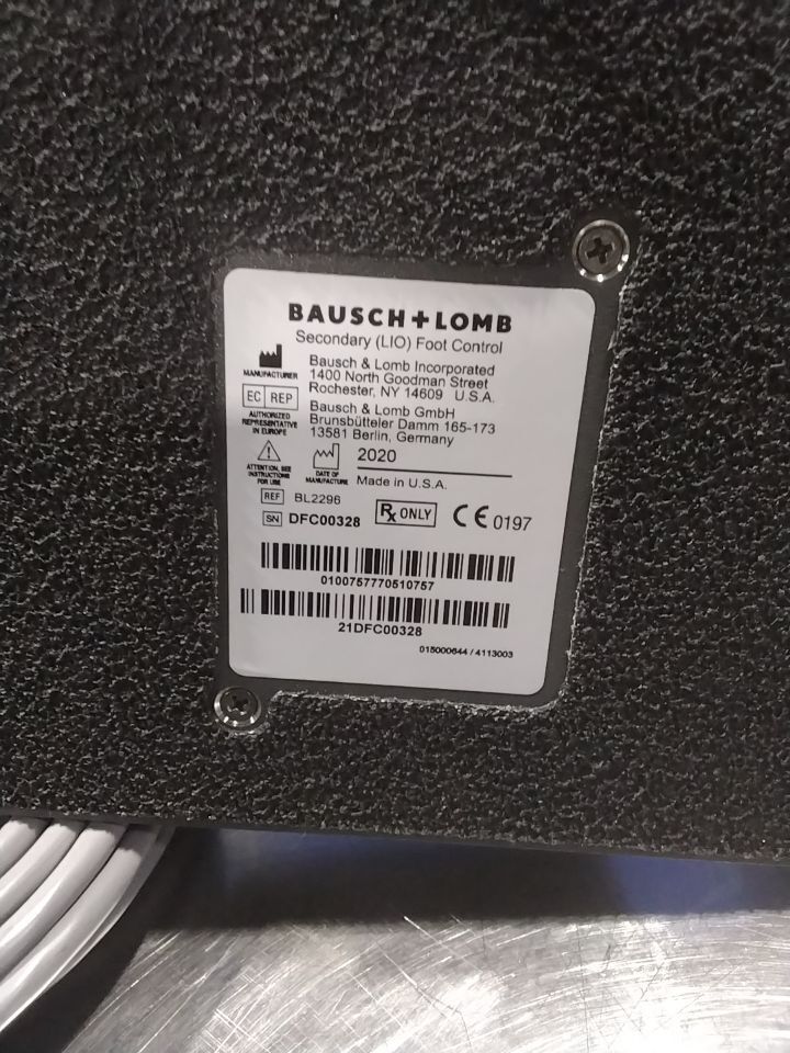 BAUSCH & LOMB Secondary (LIO) Foot Control
