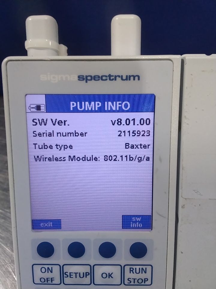 BAXTER Sigma Spectrum Pump IV Infusion