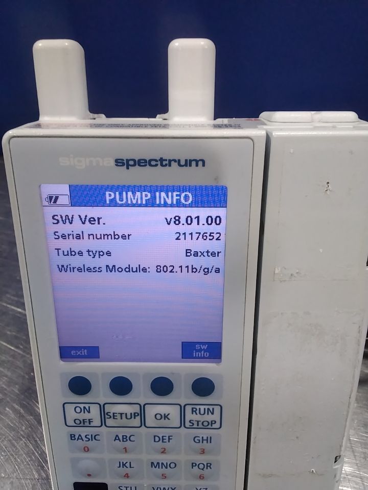 BAXTER Sigma Spectrum Pump IV Infusion