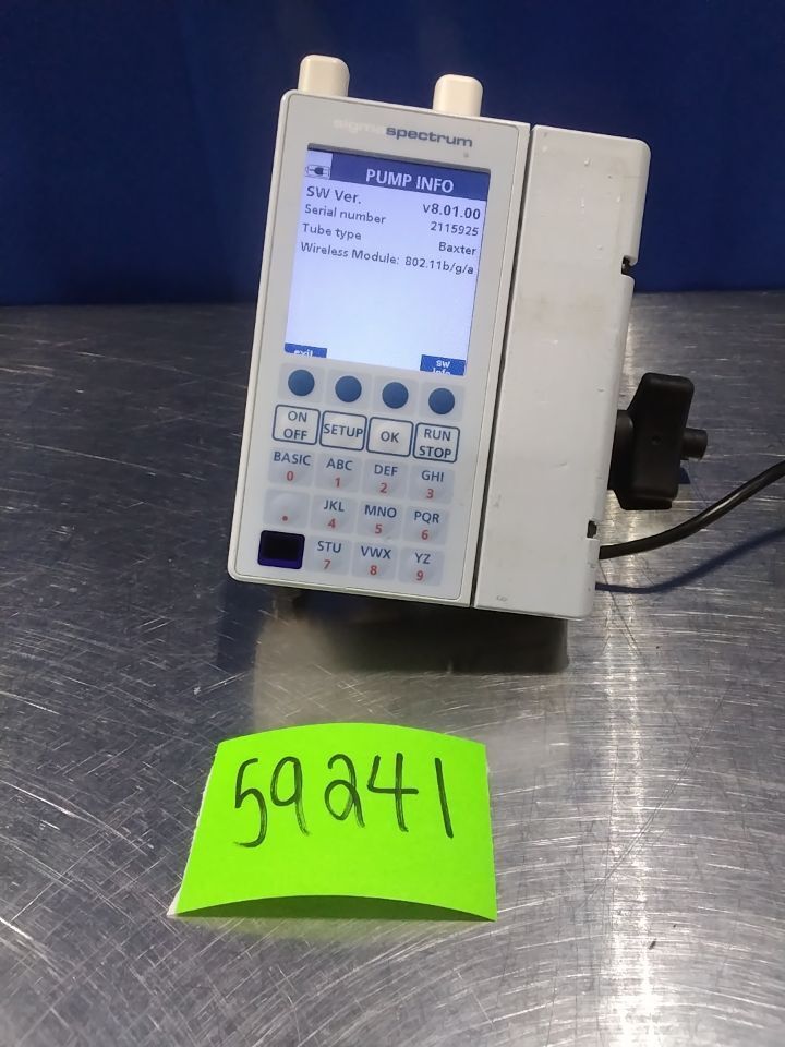 BAXTER Sigma Spectrum Pump IV Infusion