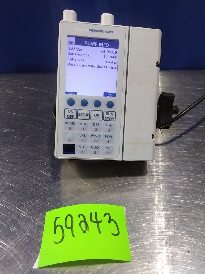 BAXTER Sigma Spectrum Pump IV Infusion