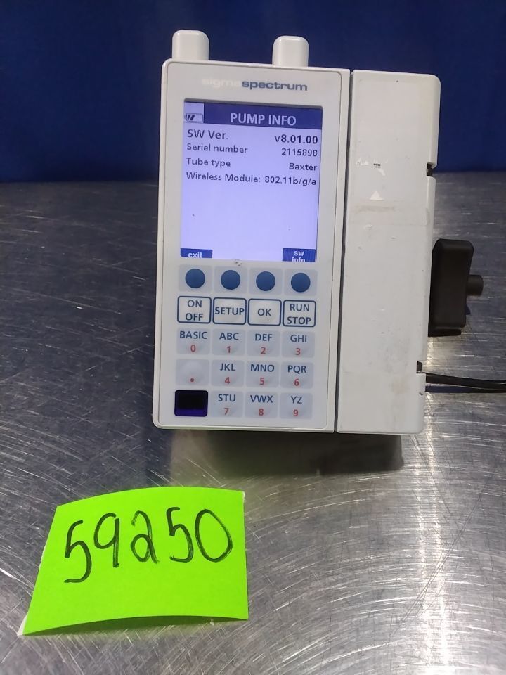 BAXTER Sigma Spectrum Pump IV Infusion