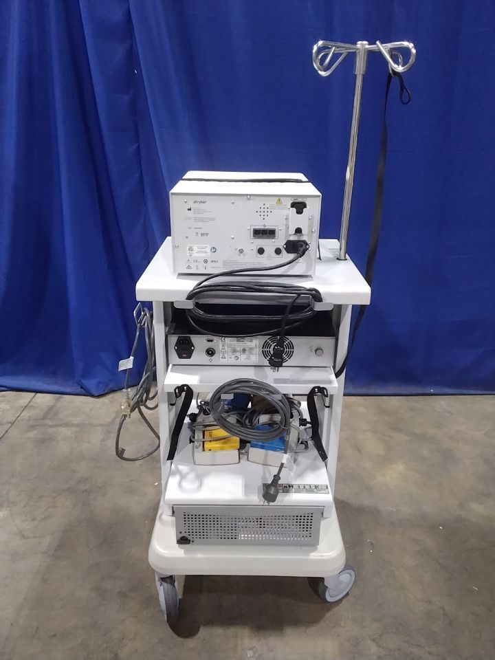 VARIOUS Arthroscope Equipment On Cart Arthroscopic Video System