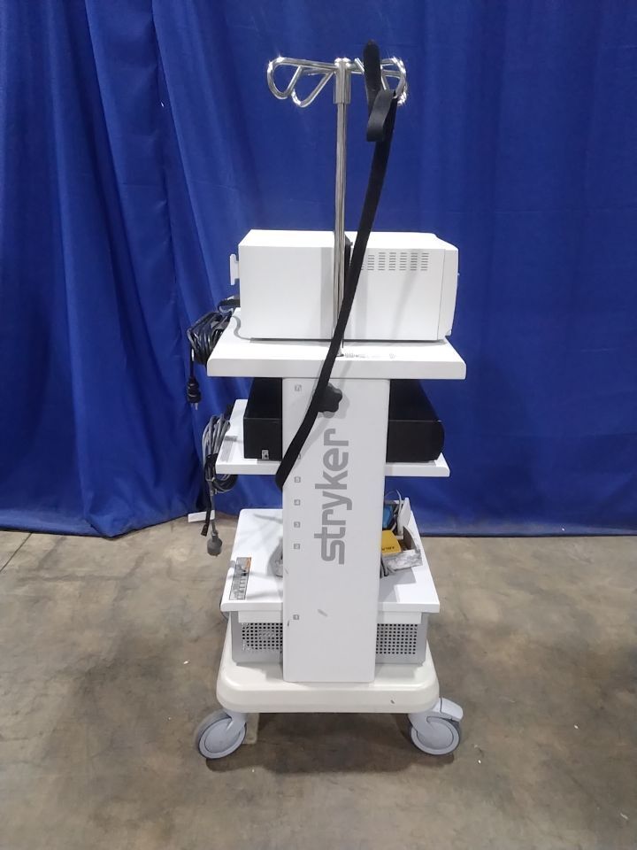VARIOUS Arthroscope Equipment On Cart Arthroscopic Video System