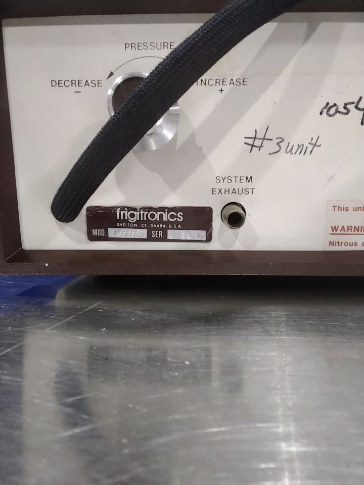 FRIGITRONICS CE-82 Cryosurgical Unit