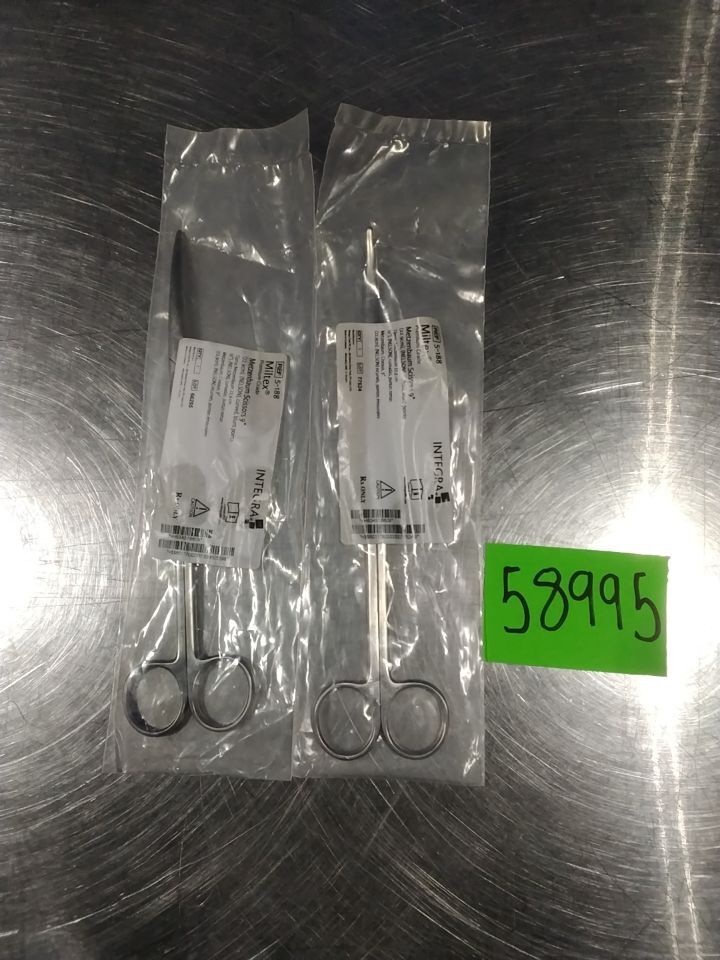 INTEGRA 5-188 Metzenbaum Scissors - Lot of 2