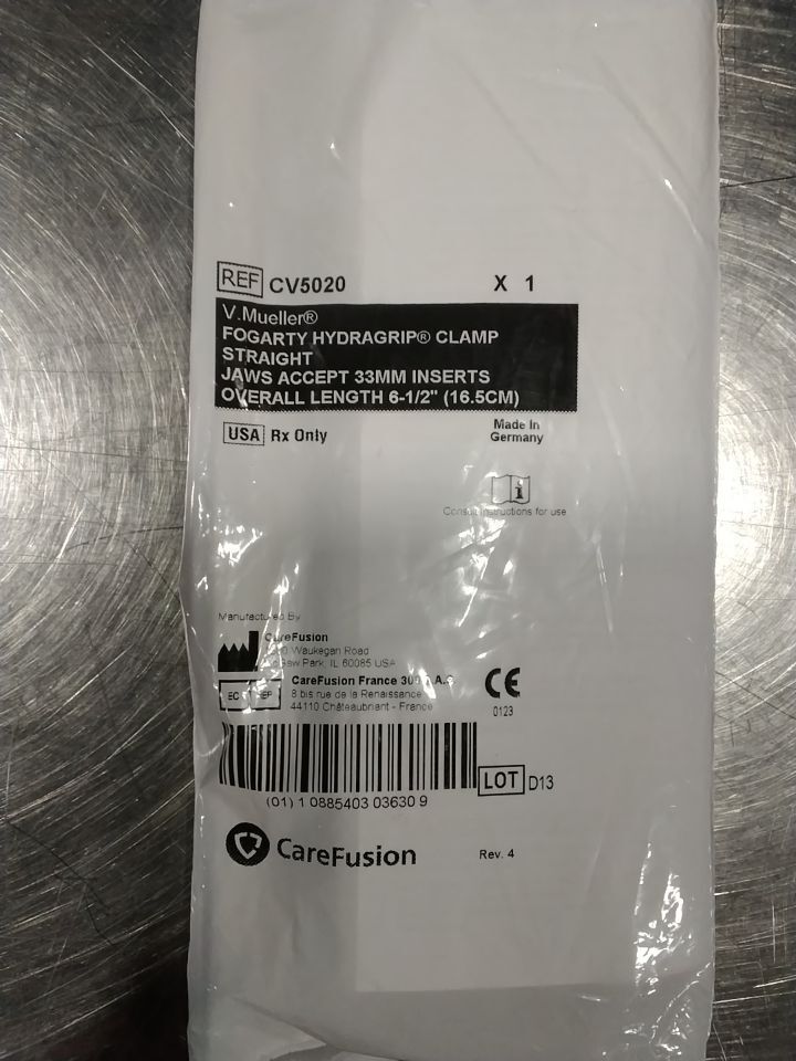 CAREFUSION CV5020 Fogarty Hydragrip Clamp