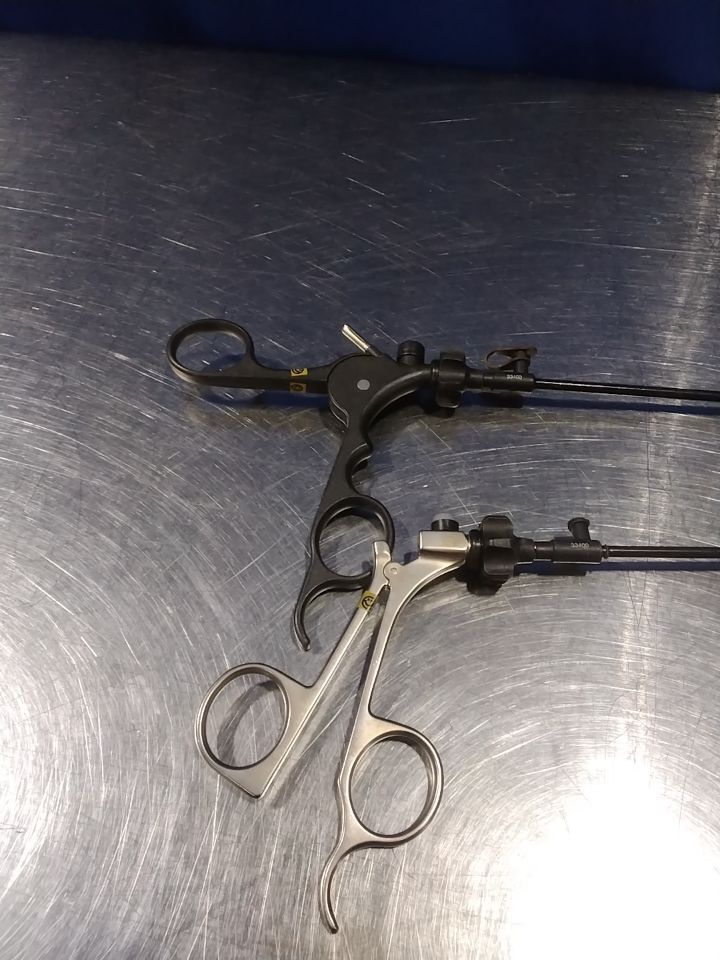 KARL STORZ 33400 Laparoscopic Double Action Grasper - Lot of 2