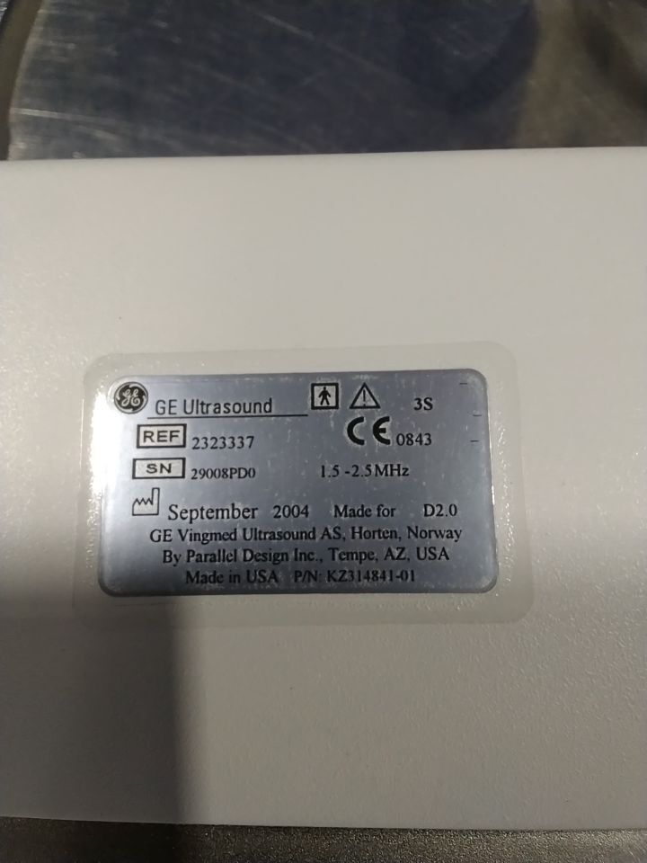 GE 3S Ultrasound Transducer