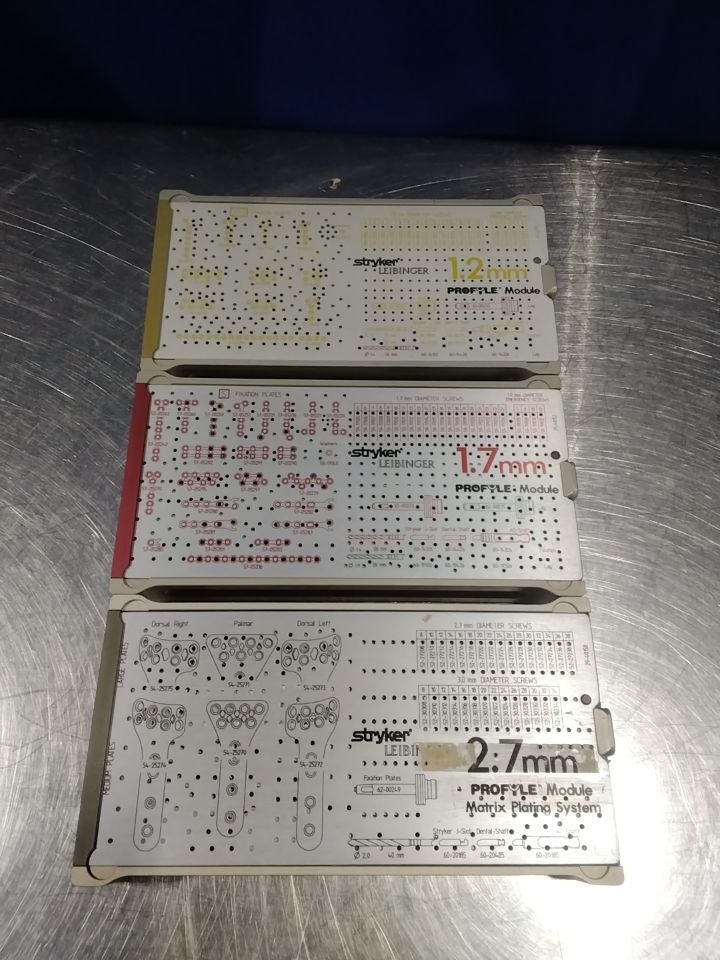 STRYKER Profyle Modular Hand and Small Fragment Surgical Cases