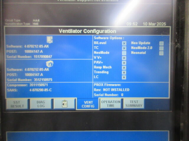 NELLCOR 840 Ventilator