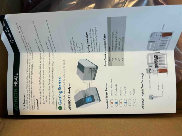 AFINION HBA1C ANALYZER Lab Analyzer