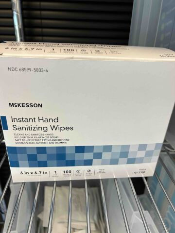 MCKESSON McKESSON INSTANT HAND SANITIZING WIPES Liquid Handling