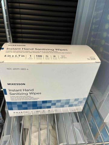 MCKESSON McKESSON INSTANT HAND SANITIZING WIPES Liquid Handling