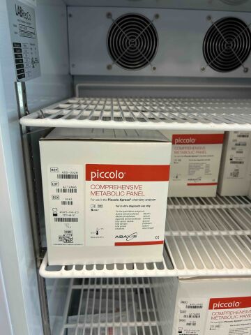 PICCOLO metobolic panel, lipid panels, lipid control, HIV tests LOT OF 51 Boxes all refrigerated. Liquid Handling