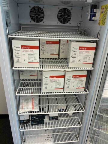 PICCOLO metobolic panel, lipid panels, lipid control, HIV tests LOT OF 51 Boxes all refrigerated. Liquid Handling