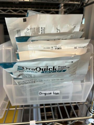 ORA QUICK RAPID ANTIBODY HIV-1/2 ADVANCE TESTS Lot of 67 units Liquid Handling