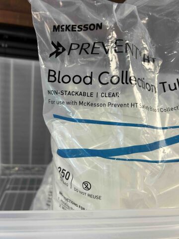 MCKESSON BLD collections tubes/bandages/prep pads Liquid Handling