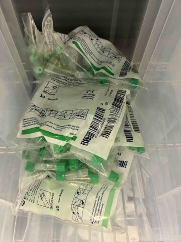 BD 365985 + 365965 +001 lot of 9 bags /multi qty Liquid Handling
