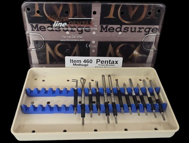 PENTAX 3708 Microline Advance Microsurgical Instruments tips only 12 tips total