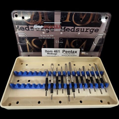 PENTAX 3708 Microline Advance Microsurgical Instruments tips only 12 tips total