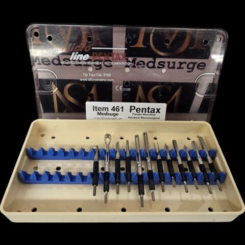 PENTAX 3708 Microline Advance Microsurgical Instruments tips only 12 tips total