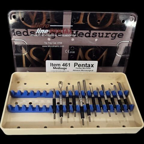 PENTAX 3708 Microline Advance Microsurgical Instruments tips only 12 tips total