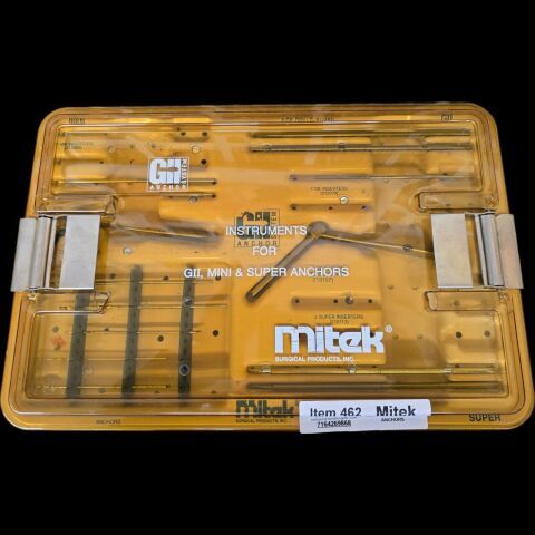 MITEK GII INSTRUMENTS FOR GII, MINI & SUPER ANCHORS