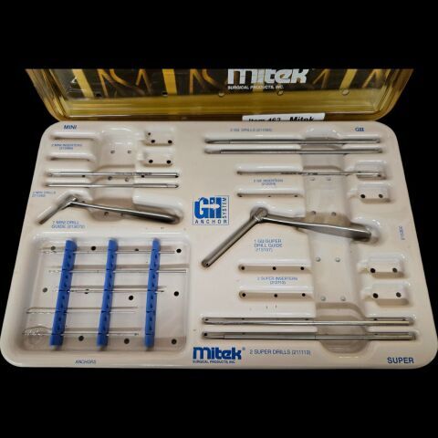 MITEK GII INSTRUMENTS FOR GII, MINI & SUPER ANCHORS