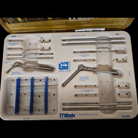 MITEK GII INSTRUMENTS FOR GII, MINI & SUPER ANCHORS