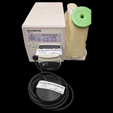 OLYMPUS OFP-2 Flushing pump complete with bottel and footswitch