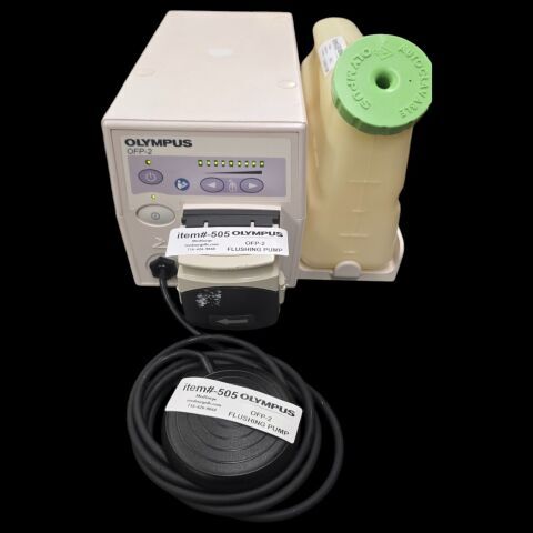 OLYMPUS OFP-2 Flushing pump complete with bottel and footswitch