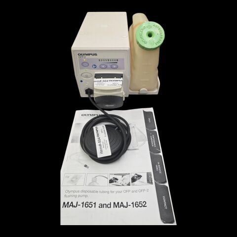 OLYMPUS OFP-2 Flushing pump complete with bottel and footswitch