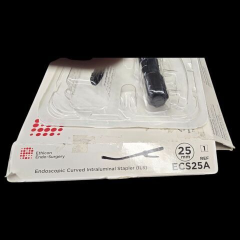 ETHICON ECS25A Endoscopic Curved Intraluminal Stapler (ILS) - 20 Titanium Adjust
