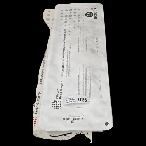 ETHICON ECS25A Endoscopic Curved Intraluminal Stapler (ILS) - 20 Titanium Adjust