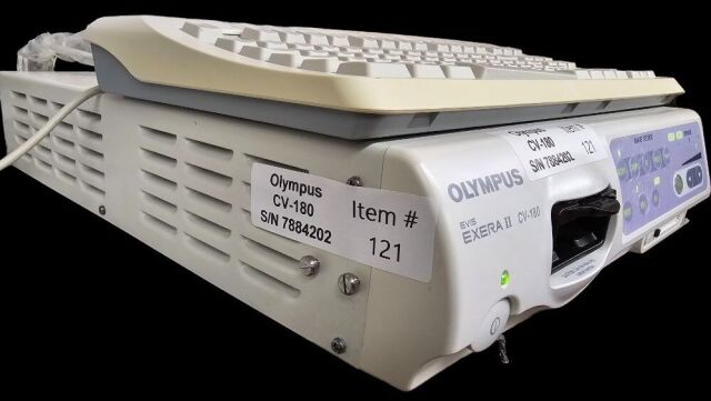 OLYMPUS CV-180 Processor and keyboard with all the cables Patient ready