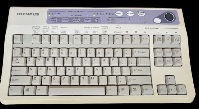 OLYMPUS CV-180 Processor and keyboard with all the cables Patient ready
