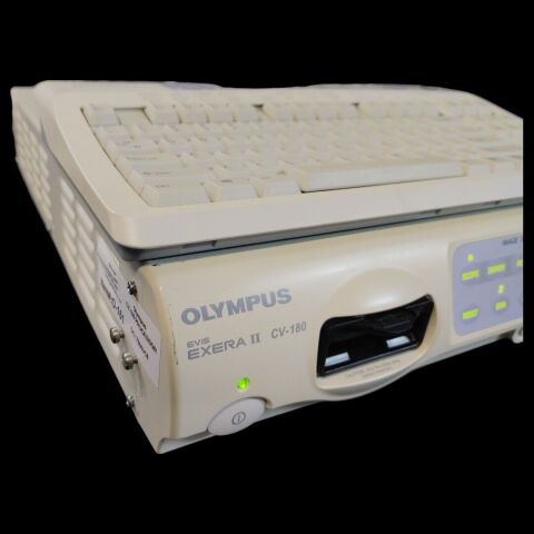 OLYMPUS CV-180 PROCESSOR AND KEYBOARD AND POWER CORD