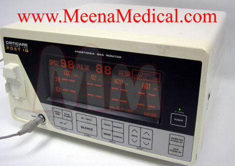 CRITICARE POET IQ 602-3A Anesthesia Monitor