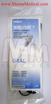 IVAC Temp Plus II P/N:2880A Temp Plus II Probe Assembly Thermometer Probe Cover