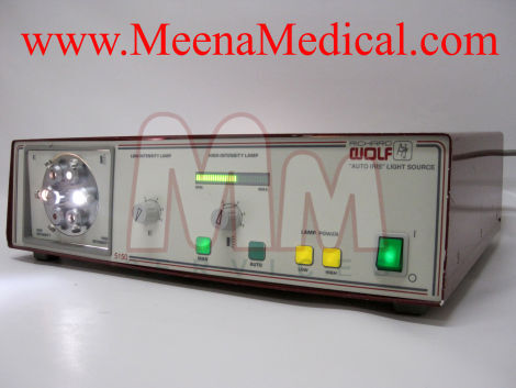R. WOLF Dual Lamp Auto-Iris 5150 Light Source