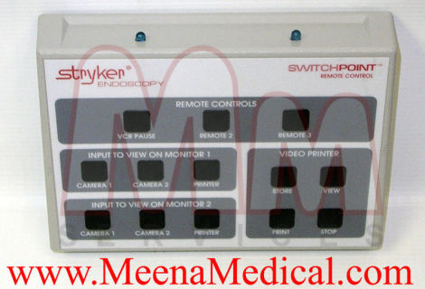 STRYKER Endoscopy Switchpoint Remote Control Model 240-300-000 P/N:SESPRC Endoscopy Switchpoint Remote Control Model 240-300-000