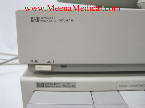 HEWLETT PACKARD Multi-Parameter ECG Monitor M1047A & M1176A ECG unit