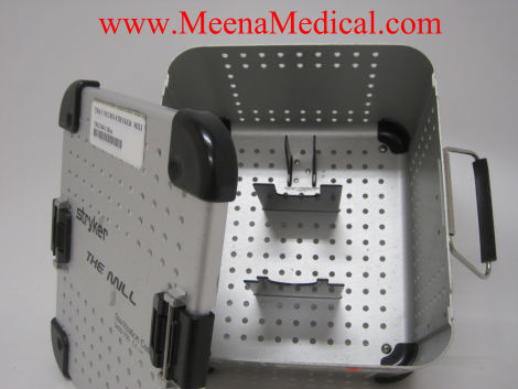 STRYKER Bone Mill Sterilization Case P/N:5400-705 Bone Mill Case Surgical Cases