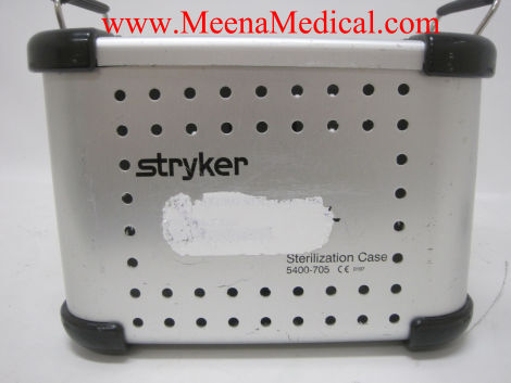 STRYKER Bone Mill Sterilization Case P/N:5400-705 Bone Mill Case Surgical Cases