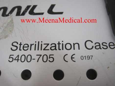 STRYKER Bone Mill Sterilization Case P/N:5400-705 Bone Mill Case Surgical Cases