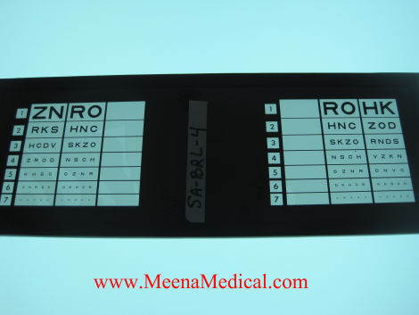 TITMUS Titmus OV-7 Vision Slides P/N: Vision Screener