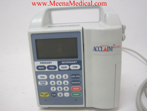 ABBOTT/HOSPIRA ACCLAIM encore Pump IV Infusion